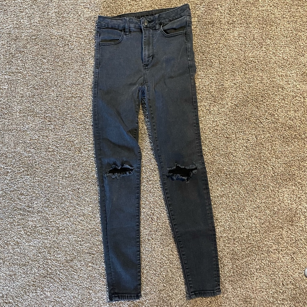 American Eagle Black Skinny Jeans